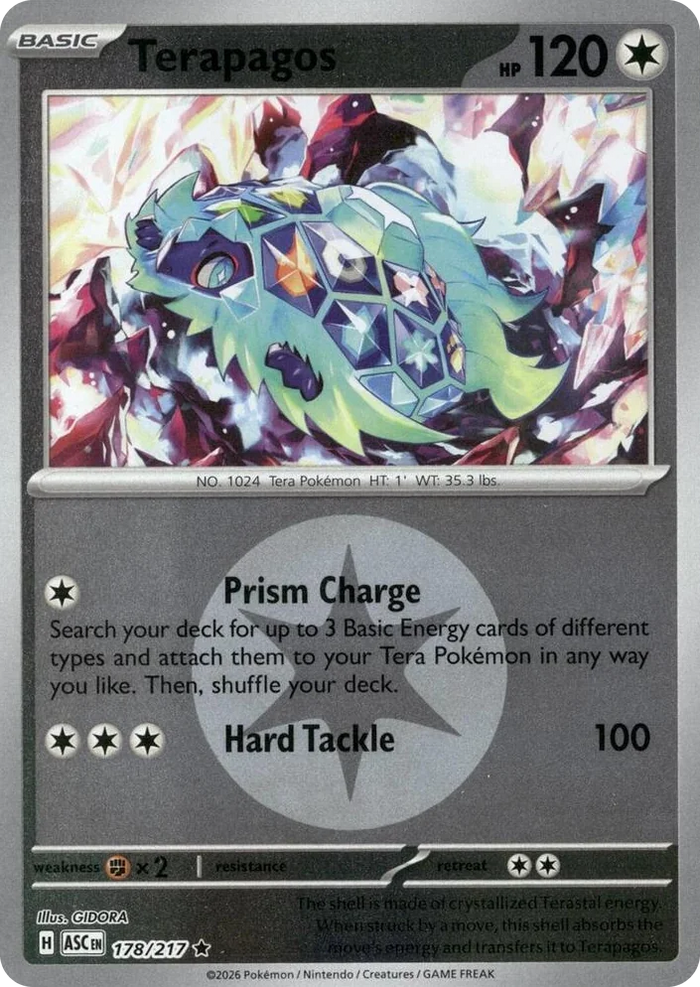0178 Terapagos (Energy Symbol Pattern) Rare Ascended Heroes