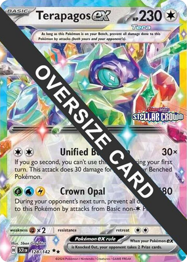 0128 Terapagos ex Double Rare Jumbo Cards