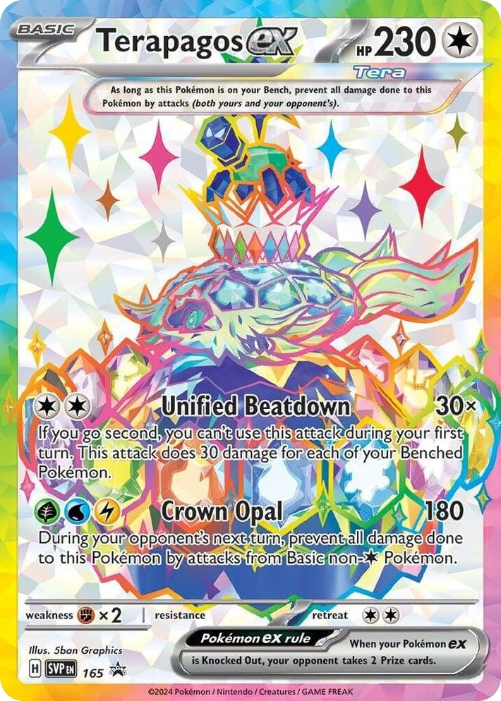 0165 Terapagos ex - 165 Promo Scarlet & Violet Promo Cards