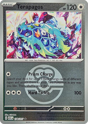0178 Terapagos (Love Ball) Rare Ascended Heroes