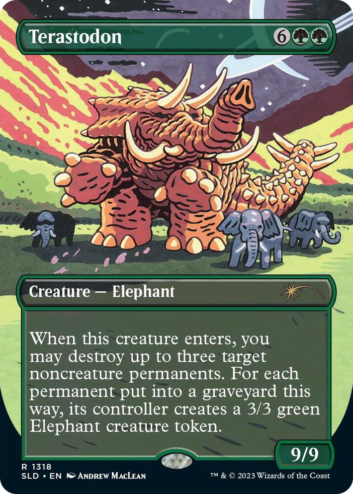 1318 Terastodon R Secret Lair Drop Series