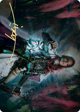 0027 Tergrid, God of Fright Art Card (Gold-Stamped Signature) S Art Series: Kaldheim