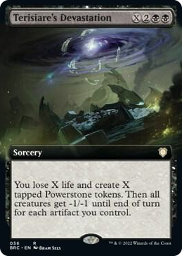 0056 Terisiare's Devastation (Extended Art) R Commander: The Brothers' War