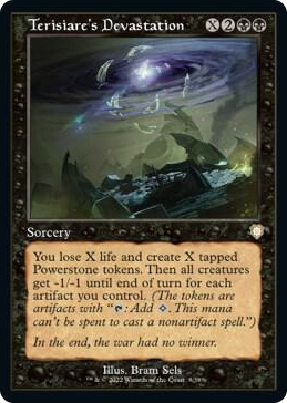 0009 Terisiare's Devastation (Retro Frame) R Commander: The Brothers' War