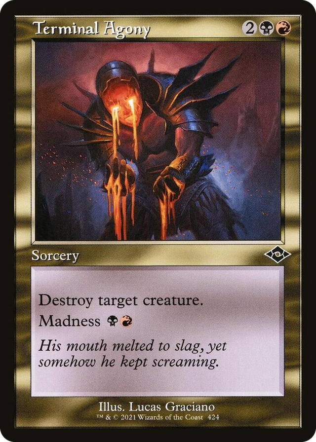 0424 Terminal Agony (Retro Frame) C Modern Horizons 2