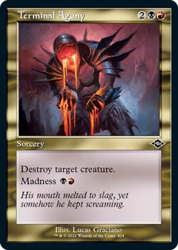 0424 Terminal Agony (Retro Frame) (Foil Etched) C Modern Horizons 2