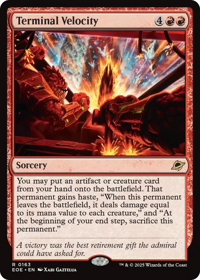 Terminal Velocity #163 R - Edge of Eternities Pokemon card