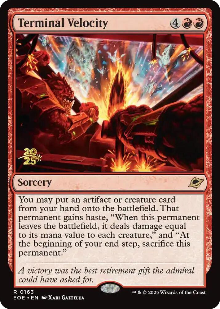 0163 Terminal Velocity R Prerelease Cards