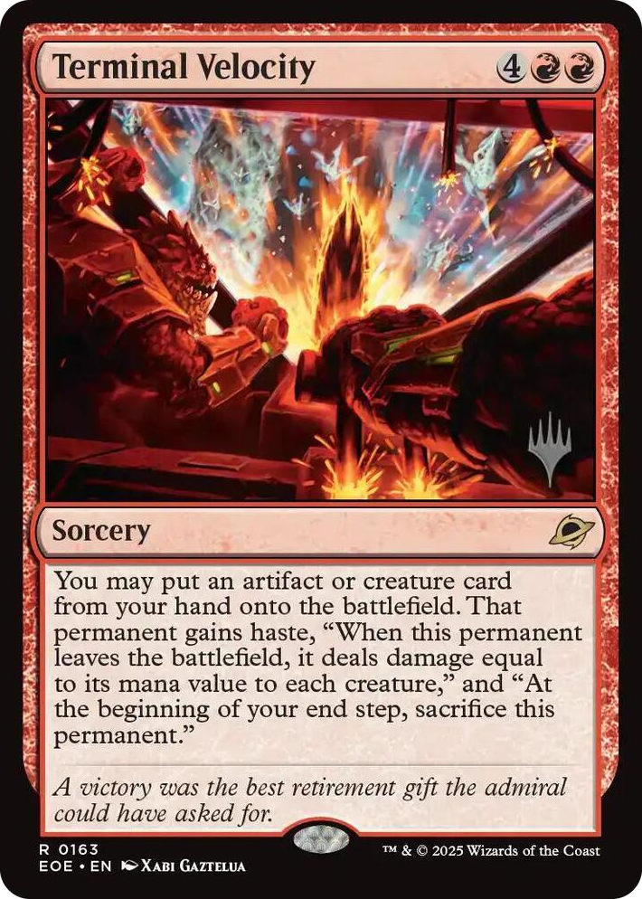 0163 Terminal Velocity R Promo Pack: Edge of Eternities