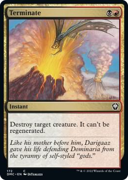 0172 Terminate U Commander: Dominaria United