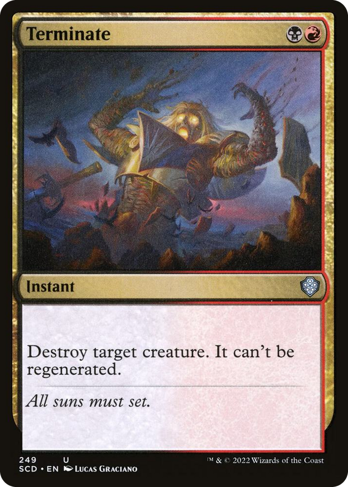 Terminate #249 C - Starter Commander Decks Pokemon card