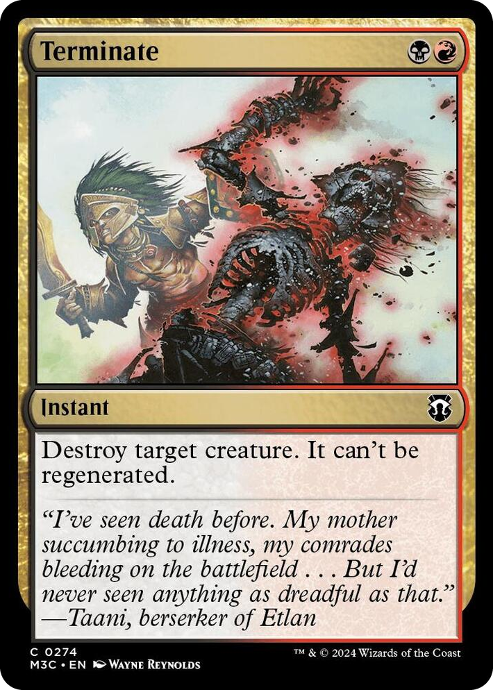 0274 Terminate C Commander: Modern Horizons 3