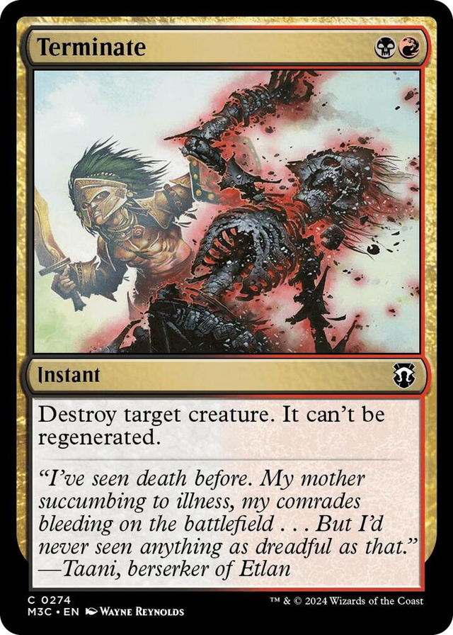 0274 Terminate C Commander: Modern Horizons 3