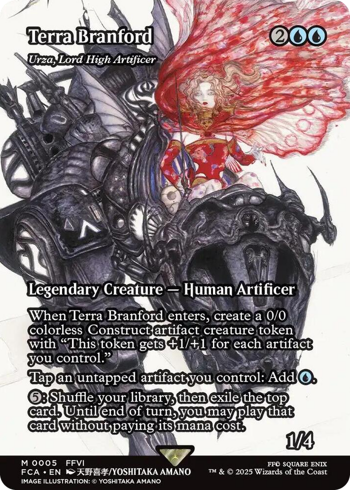 Terra Branford - Urza, Lord High Artificer (Showcase) #5 M - FINAL FANTASY: Through the Ages Pokemon card