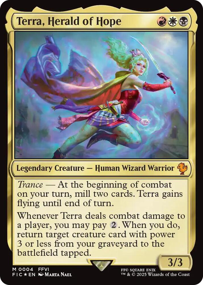 0004 Terra, Herald of Hope M Commander: FINAL FANTASY