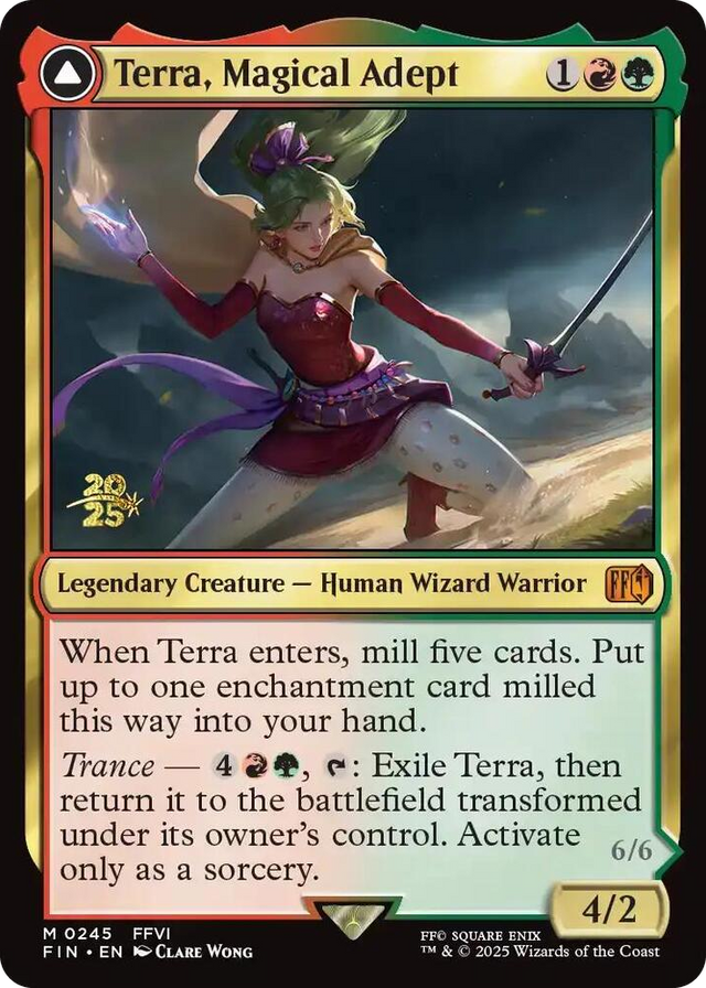 0245 Terra, Magical Adept M Prerelease Cards