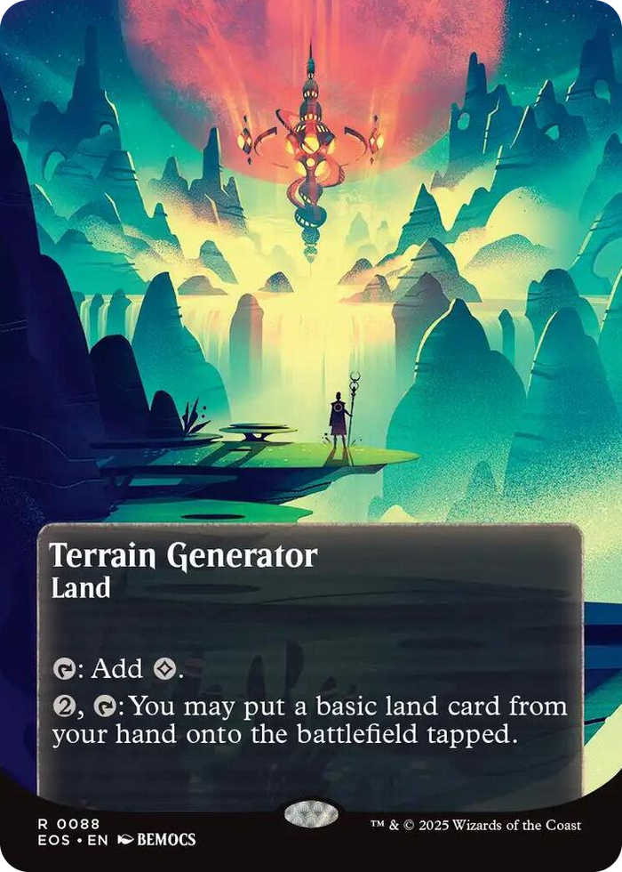 Terrain Generator (0088) (Borderless) #88 R - Edge of Eternities: Stellar Sights Pokemon card