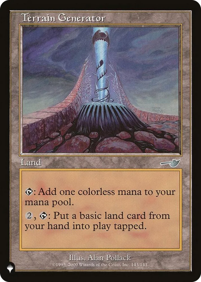0143 Terrain Generator U The List Reprints