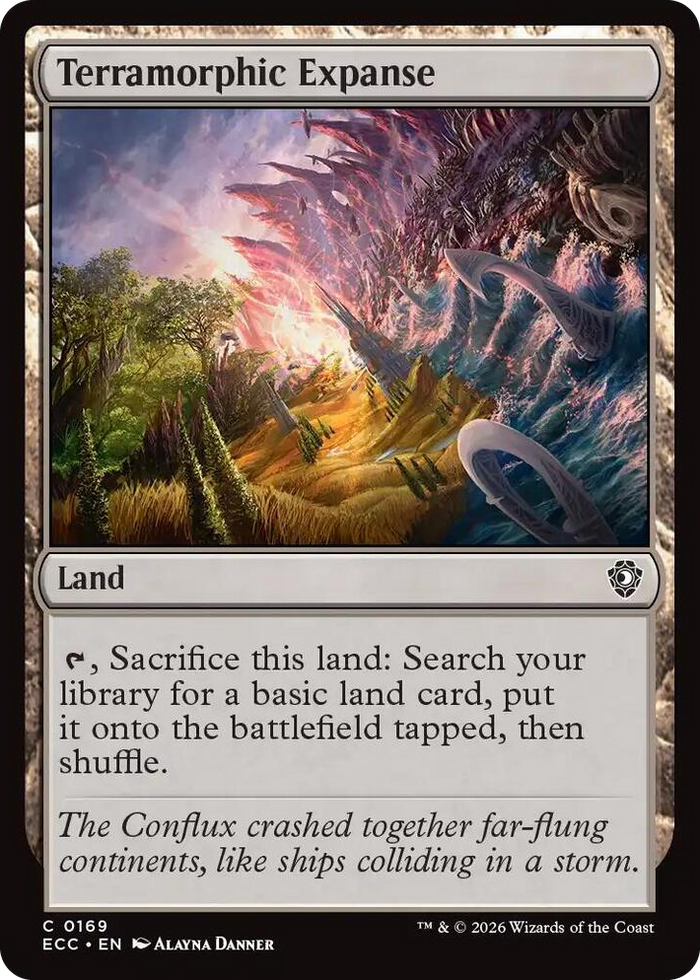 Terramorphic Expanse #169 C - Commander: Lorwyn Eclipsed Pokemon card