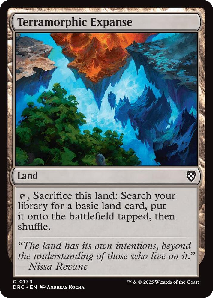 0179 Terramorphic Expanse C Commander: Aetherdrift