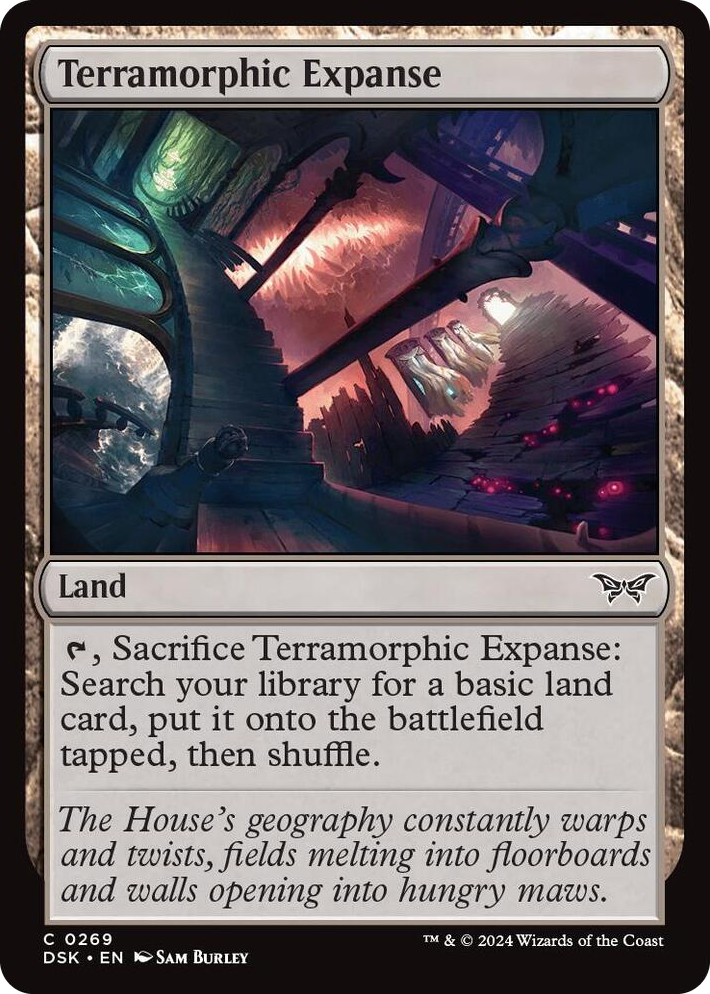 0269 Terramorphic Expanse C Duskmourn: House of Horror