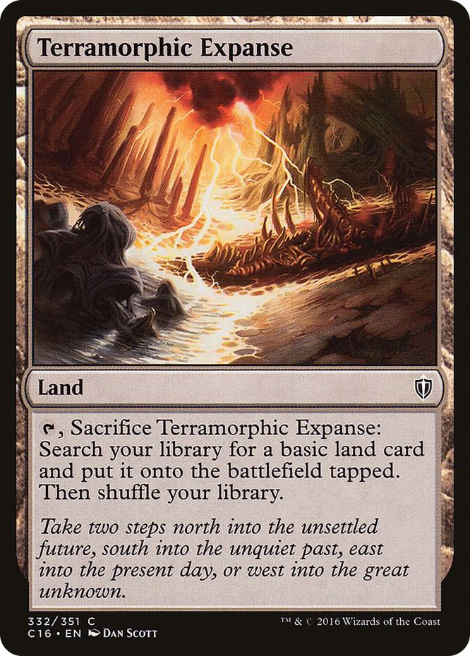 Terramorphic Expanse #332 C - Commander 2016 Pokemon card