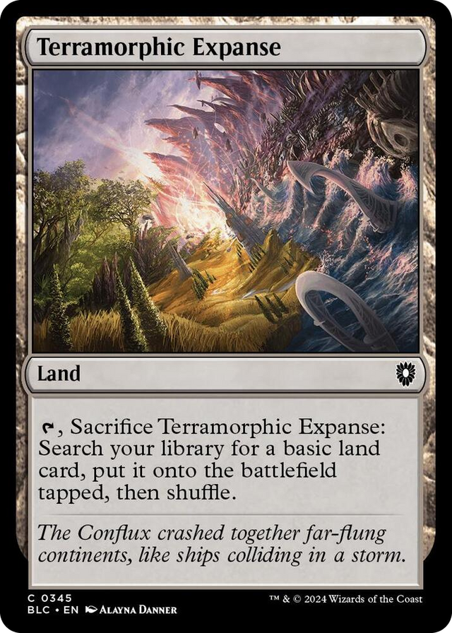 0345 Terramorphic Expanse C Commander: Bloomburrow