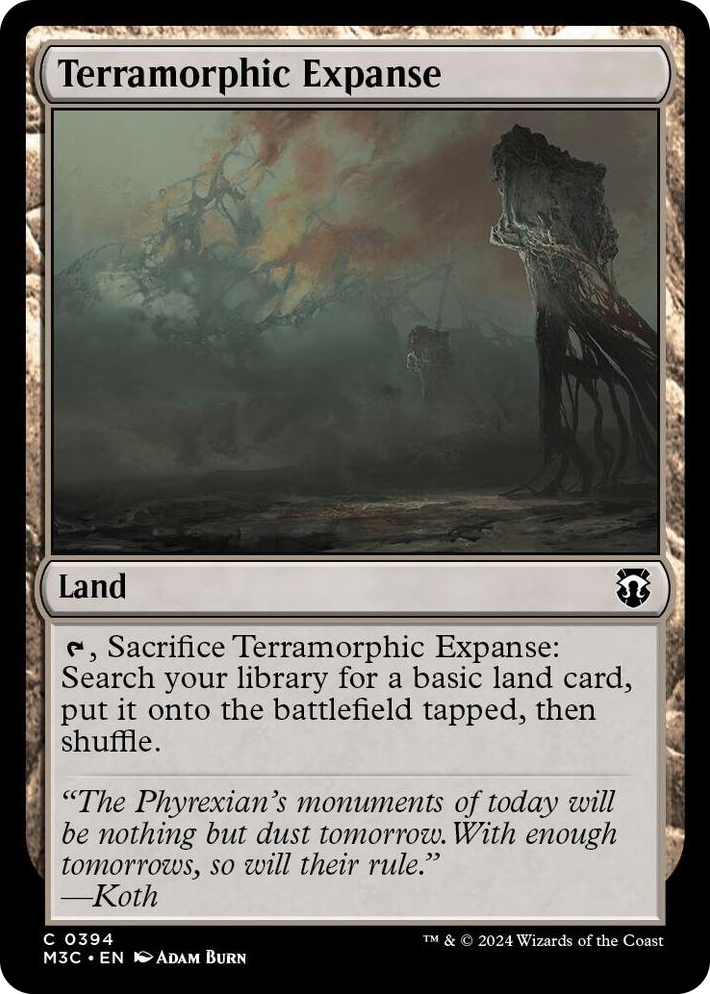 0394 Terramorphic Expanse C Commander: Modern Horizons 3