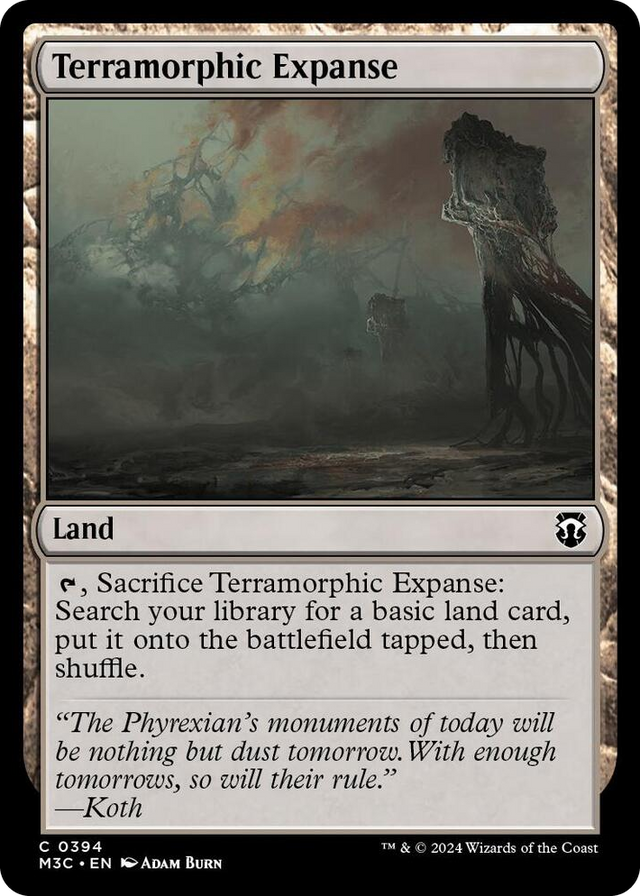 0394 Terramorphic Expanse C Commander: Modern Horizons 3