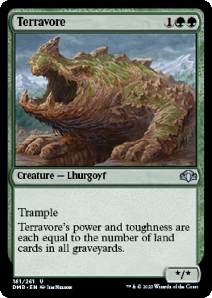 Terravore #181 U - Dominaria Remastered Pokemon card