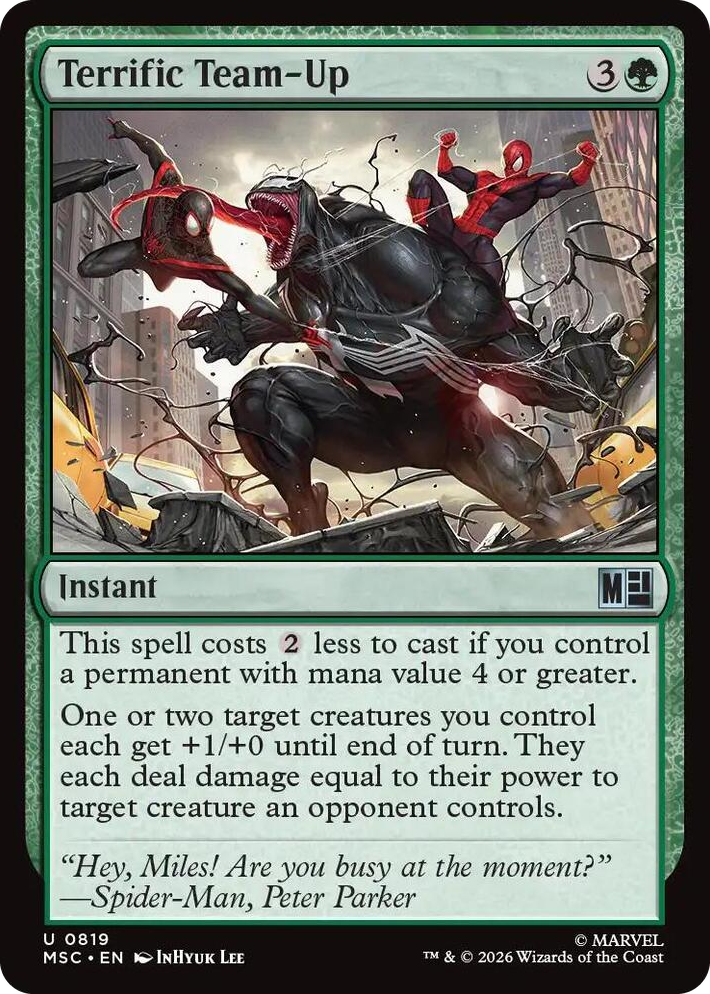 0819 Terrific Team-Up U Commander: Marvel Super Heroes
