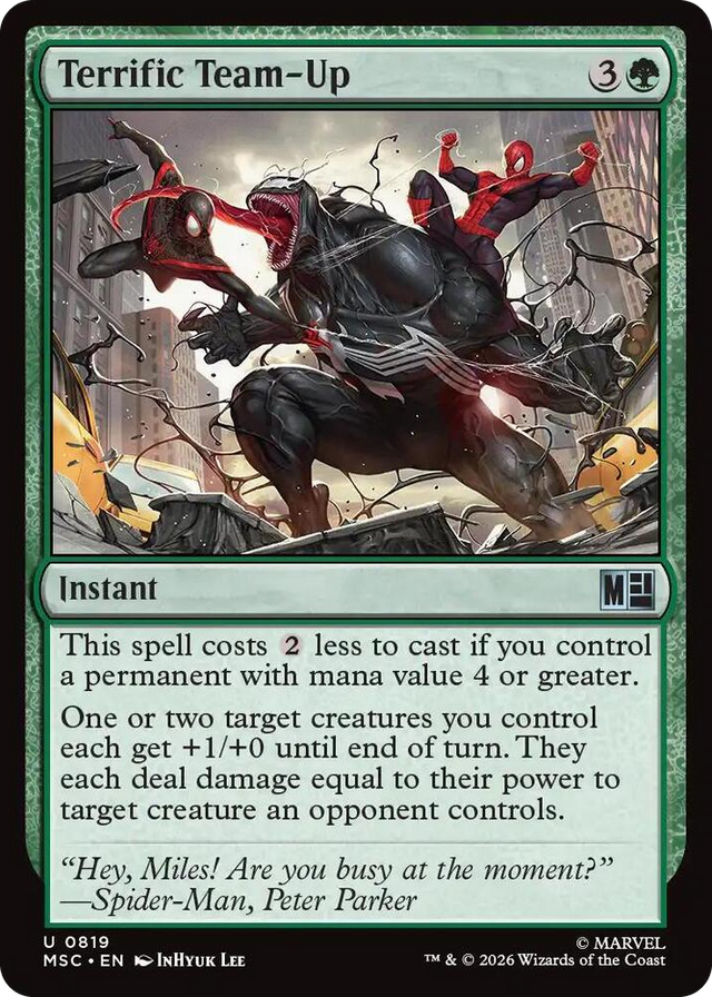 0819 Terrific Team-Up U Commander: Marvel Super Heroes
