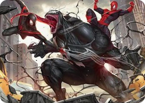 0023 Terrific Team-Up Art Card S Art Series: Marvel's Spider-Man