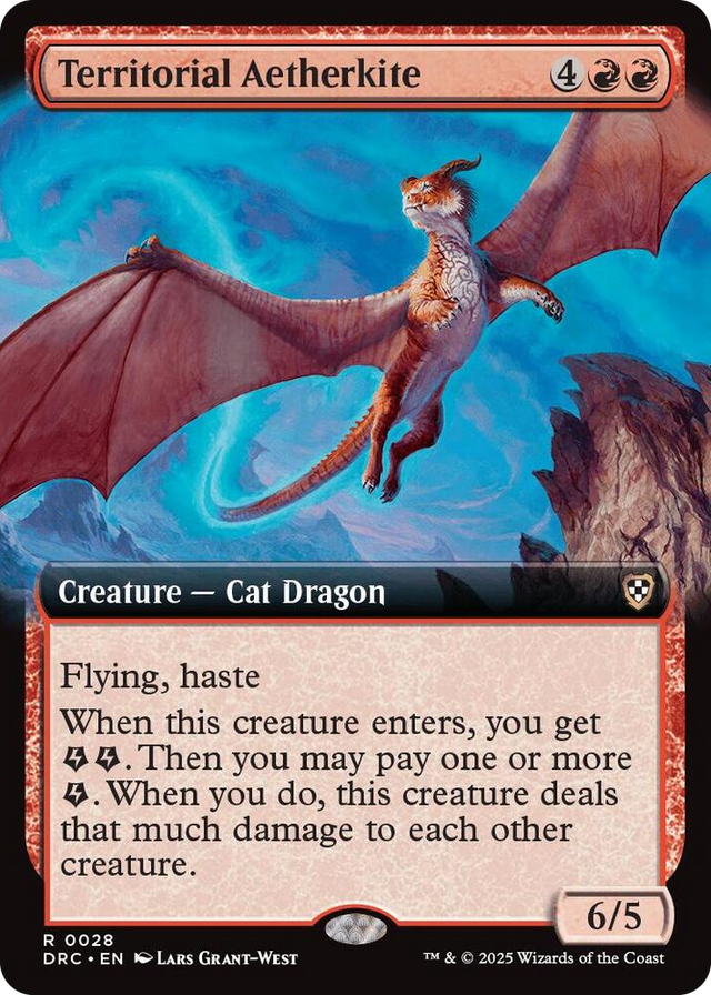 0028 Territorial Aetherkite (Extended Art) R Commander: Aetherdrift