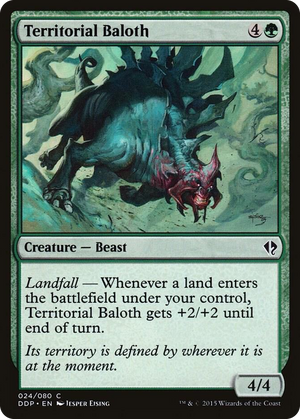 0024 Territorial Baloth C Duel Decks: Zendikar vs. Eldrazi