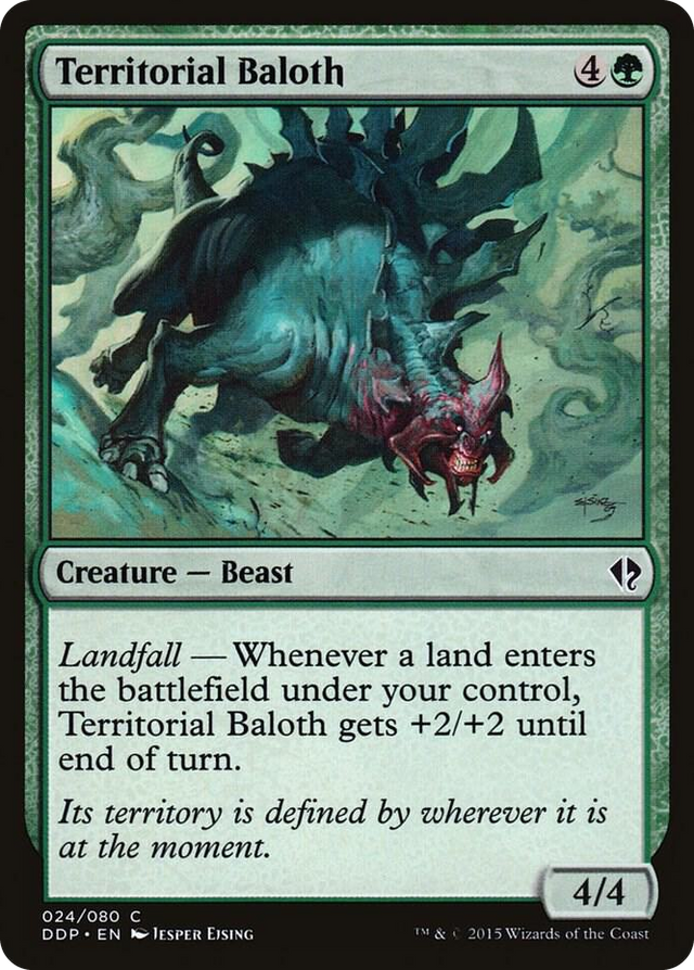 0024 Territorial Baloth C Duel Decks: Zendikar vs. Eldrazi