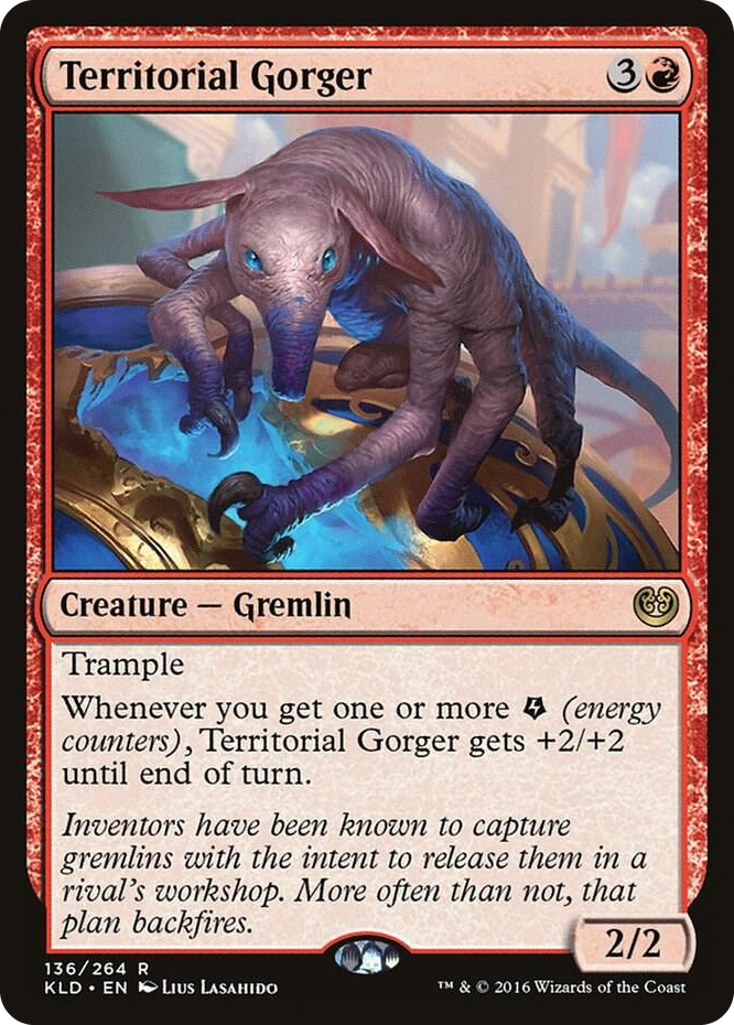 Territorial Gorger #136 R - Kaladesh Pokemon card
