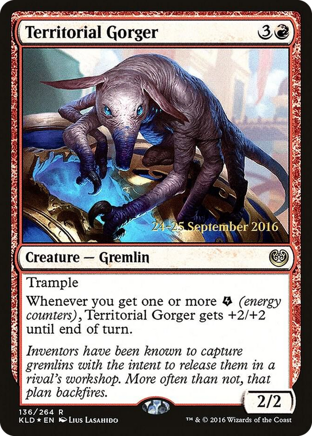 0136 Territorial Gorger R Prerelease Cards