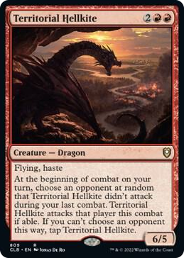 0809 Territorial Hellkite R Commander Legends: Battle for Baldur's Gate