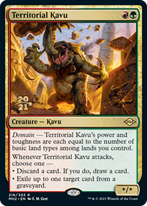 0216 Territorial Kavu R Prerelease Cards
