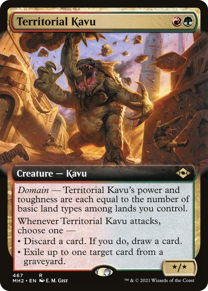 0467 Territorial Kavu (Extended Art) R Modern Horizons 2