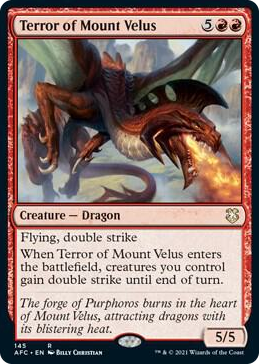 0145 Terror of Mount Velus R Commander: Adventures in the Forgotten Realms