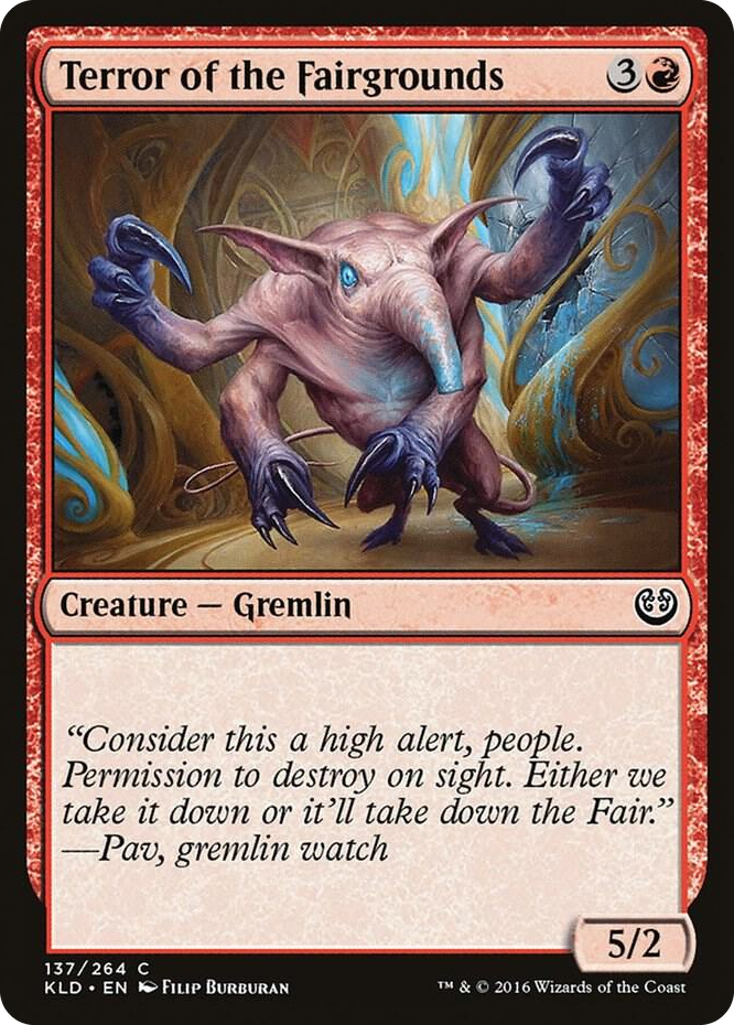 Terror of the Fairgrounds #137 C - Kaladesh Pokemon card