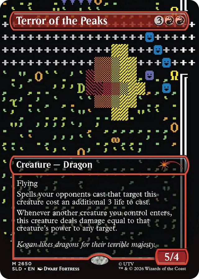 2650 Terror of the Peaks M Secret Lair Drop Series