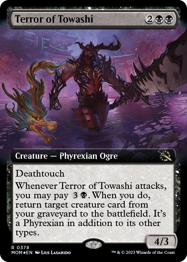 0378 Terror of Towashi (Extended Art) R March of the Machine