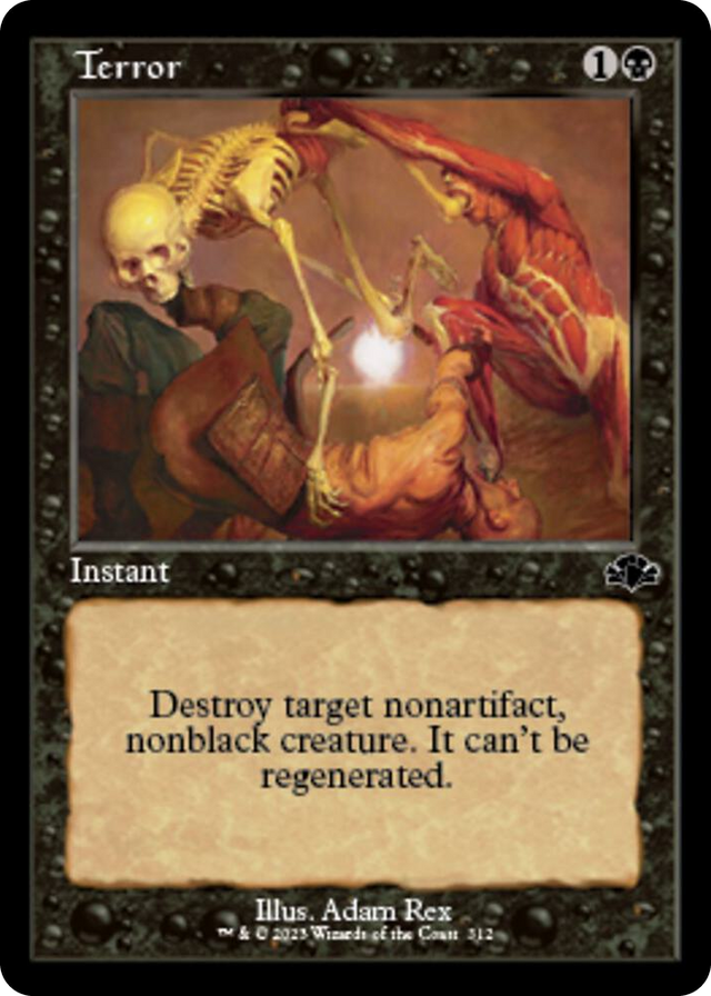 0312 Terror (Retro Frame) C Dominaria Remastered