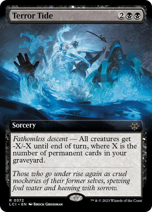 0372 Terror Tide (Extended Art) R The Lost Caverns of Ixalan