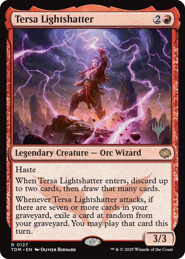 Tersa Lightshatter #127 R - Promo Pack: Tarkir: Dragonstorm Pokemon card