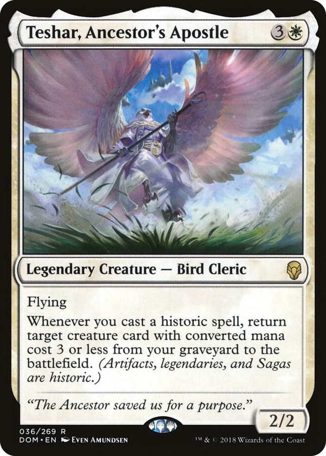 0036 Teshar, Ancestor's Apostle R Dominaria