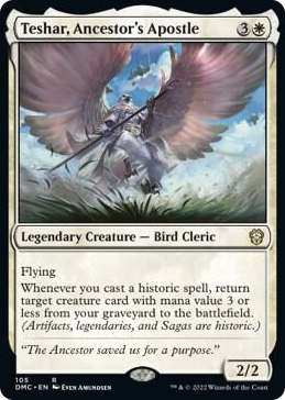 0105 Teshar, Ancestor's Apostle R Commander: Dominaria United
